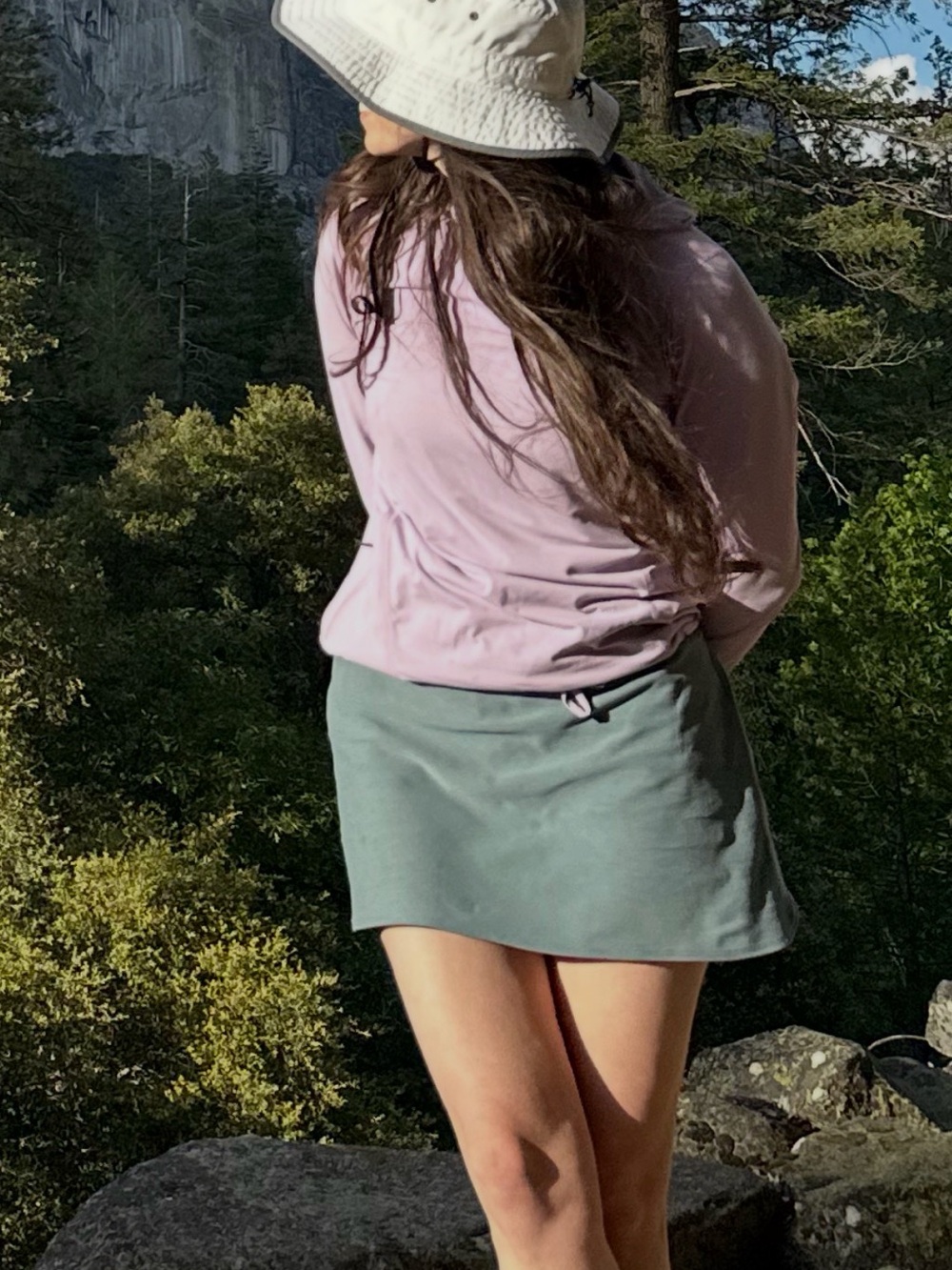 Beyond Yoga Sage Green Active Mini Skirt